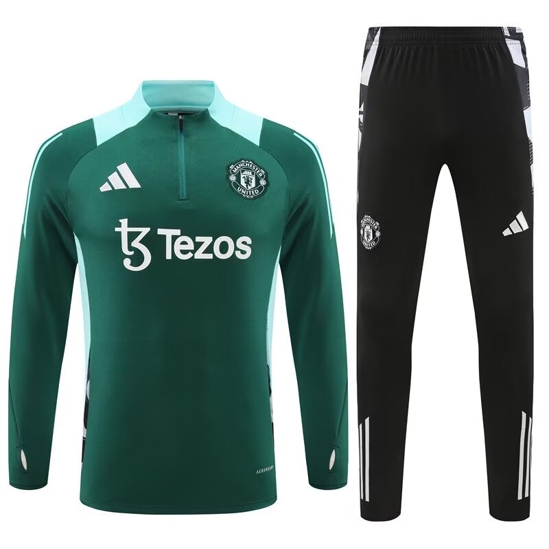 AAA Quality Man Utd 24/25 Tracksuit - Green